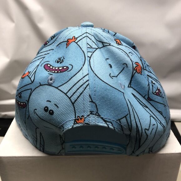 Rick and Morty Mr. Meeseeks Snapback Adjustable Hat HEY! LOOK AT ME! Graphic Cap - Picture 4 of 10